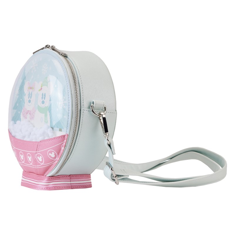 Disney Loungefly Sac A Main Mickey And Friends Winter Snowglobe 
